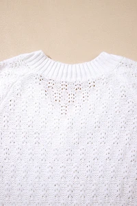 Threaded Pear Women's Emma Ribbed Edge Loose Sweater