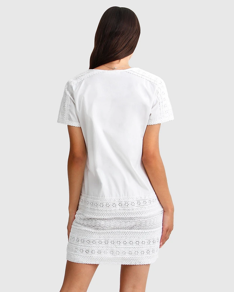 Belle & Bloom Womens Summer Forever Mini Dress