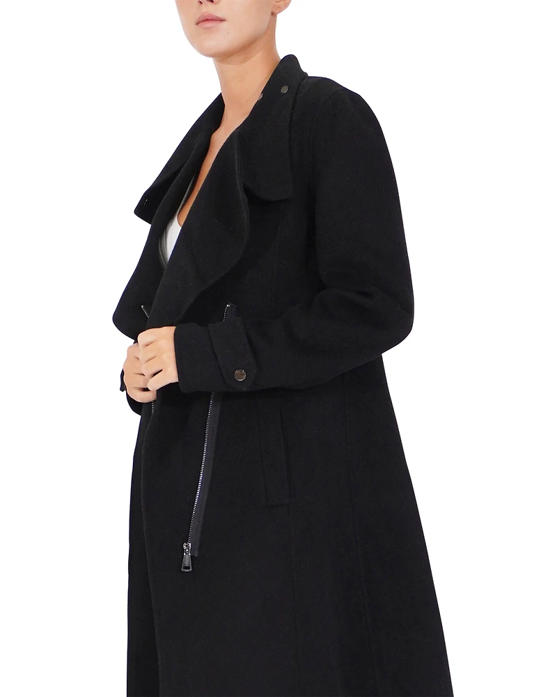 Belle & Bloom Womens Envy Me Zipped Coat