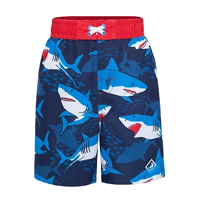 Rokka&Rolla Toddler Boys Mesh-Lined Swim Trunks