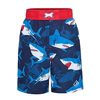 Rokka&Rolla Toddler Boys Mesh-Lined Swim Trunks