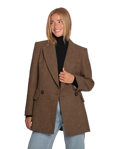 Belle & Bloom Womens Big Brother Talk Blazer