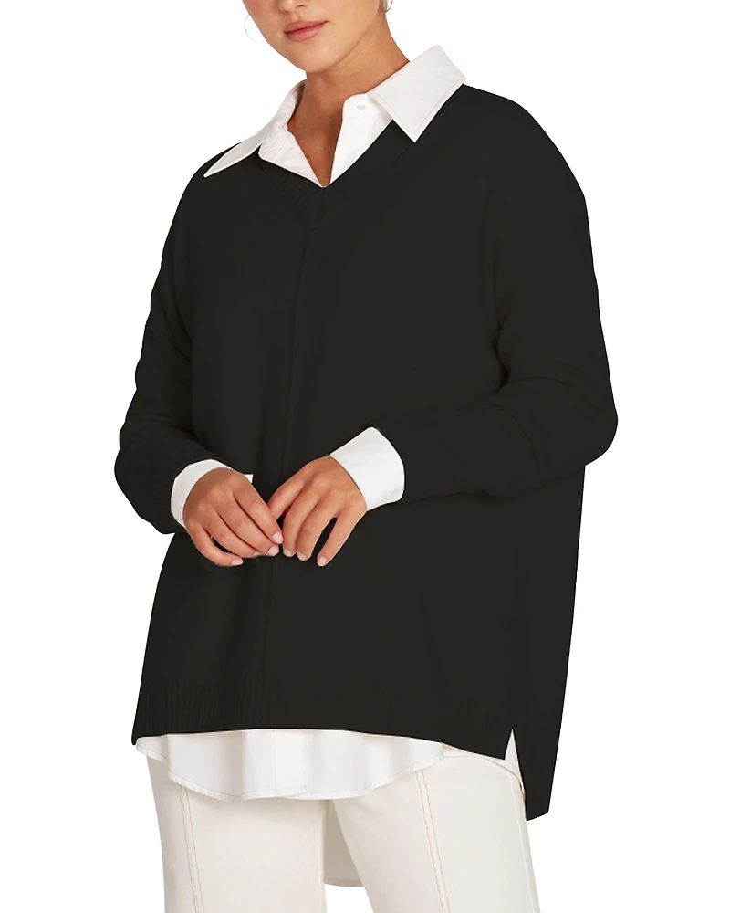 Belle & Bloom Womens Wonder Of You Cashmere Blend Oversized Jumper