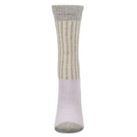 MeMoi Women's Inspirations Embroidered Cuff Crew Socks