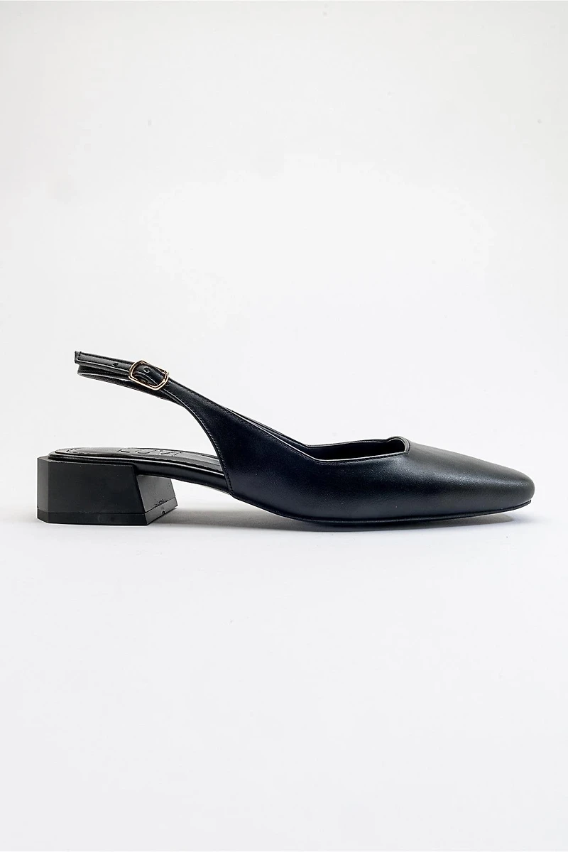 Prologue Shoes Womens State Round Toe Slingback Pump