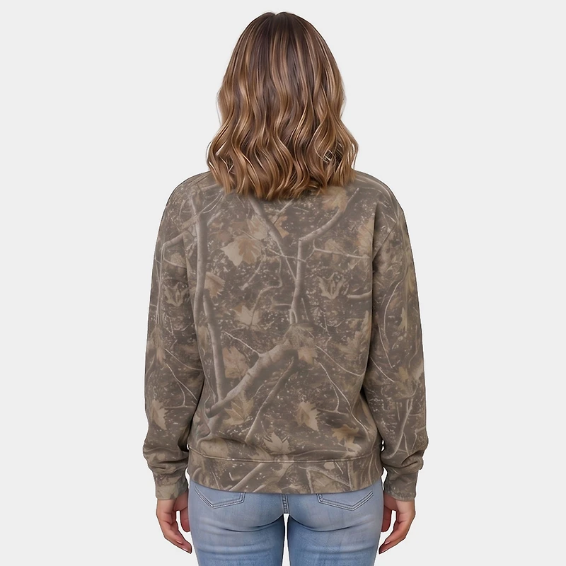 Simply Sage Market - Women's Camo Sweatshirt Just A Girl Who Loves Books