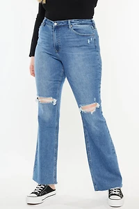 KanCan Women's Plus Essentials High Rise Bootcut Jeans Sunflower