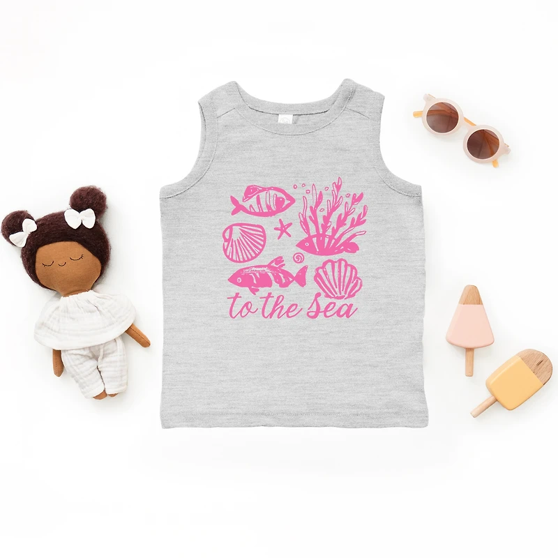 The Juniper Shop - To Sea Creatures Toddler Graphic Tank