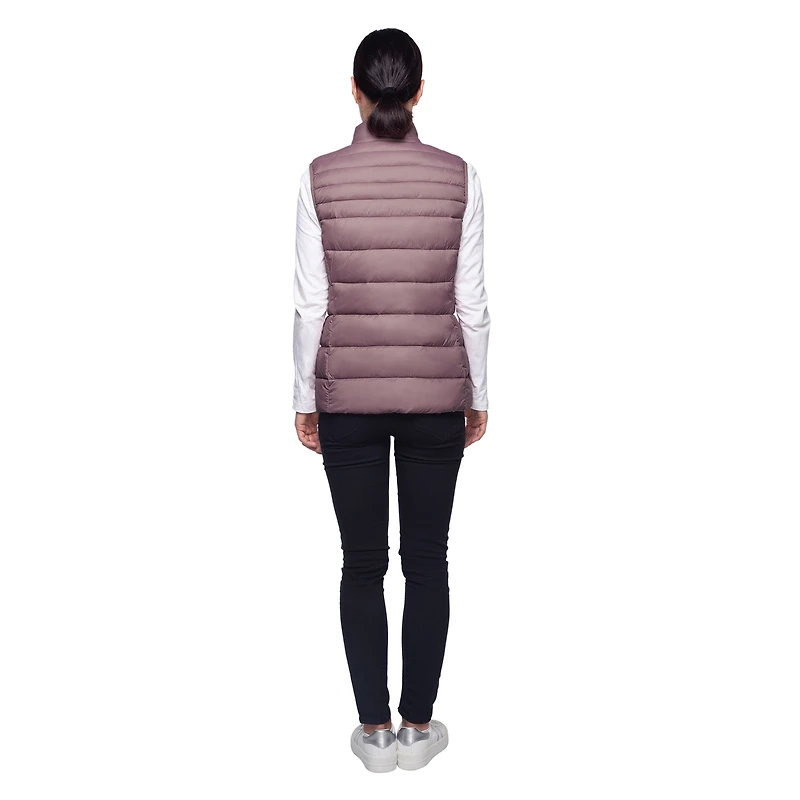 Rokka&Rolla Womens Lightweight Water-Resistant Puffer Vest