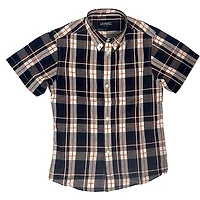 Gioberti Boy's Casual Plaid Checkered Short Sleeve Button Down Shirt