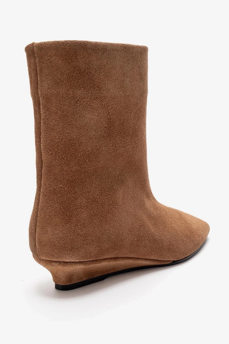 Forever & Always Womens Nacho Leather Ankle Boots
