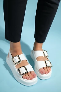 Prologue Shoes Womens Slope Double Strap Sandal