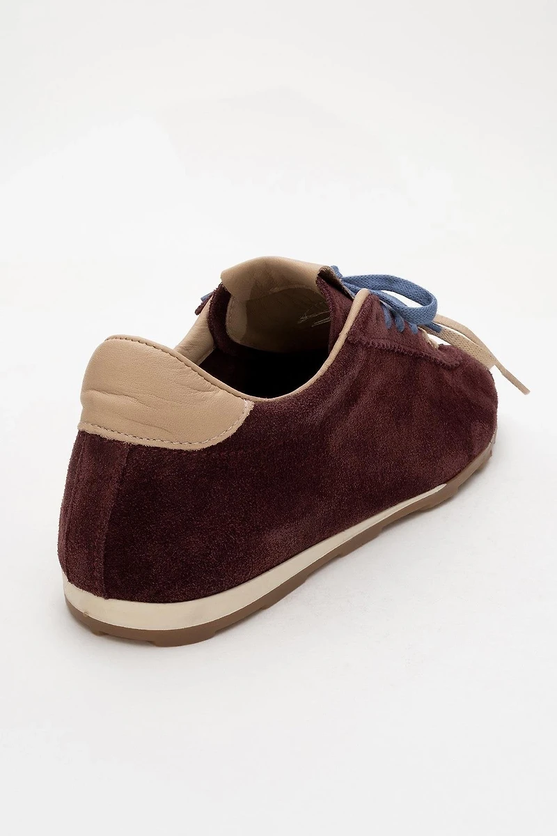Forever & Always Womens Crea Leather Sneakers