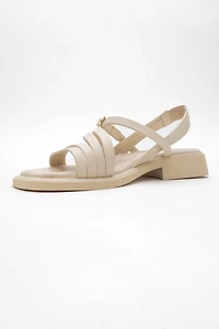 Forever & Always Womens Cesar Leather Sandalss