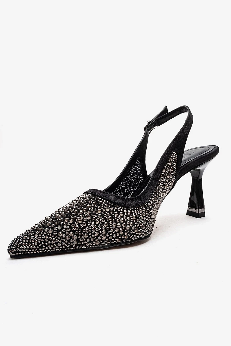 Prologue Shoes Womens Frea Slingback Stiletto Pump