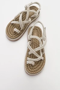 Prologue Shoes Womens Poma Flat Sandal