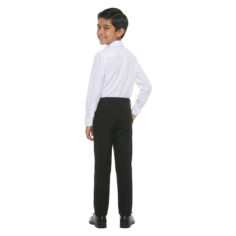 ZG Little & Big Boys Tailored Fit Suit Separates Pants Only