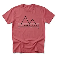 Simply Sage Market - I'd Hike That Men's Garment Dyed Graphic T-Shirt