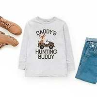 The Juniper Shop - Daddy's Hunting Buddy Youth Long Sleeve Graphic T-Shirt