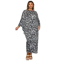L I V D Women's Plus Mary J Asymmetrical Maxi Dress