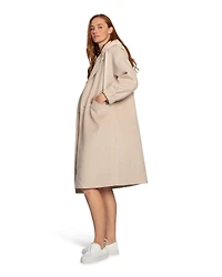 Belle & Bloom Womens Fantasy Land Wool Blend Hooded Coat