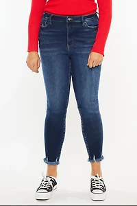 KanCan Women's Plus Ultra High Rise Ankle Skinny Jeans Journey
