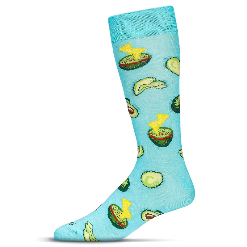 MeMoi Men's Avocado Bamboo Crew Socks