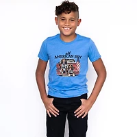 The Juniper Shop - All American Boy Dogs Youth Short Sleeve Graphic T-Shirt