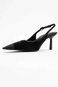 Prologue Shoes Womens Alive Satin Pointed Toe Pump
