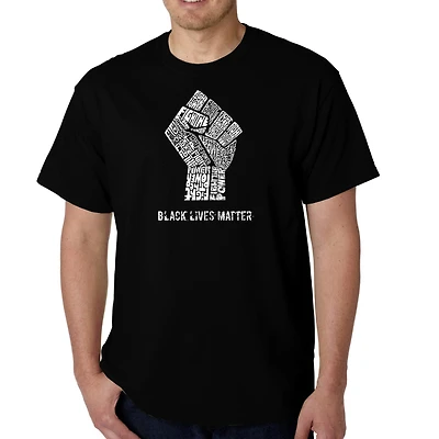 LA Pop Art Men's Word T-Shirt - Black Lives Matter