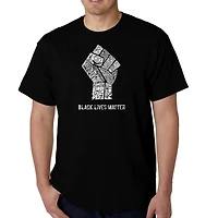 LA Pop Art Men's Word T-Shirt - Black Lives Matter