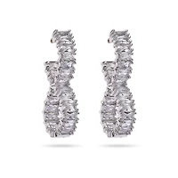 AGP PARIS Womens Lustrous Bow Drop Earrings