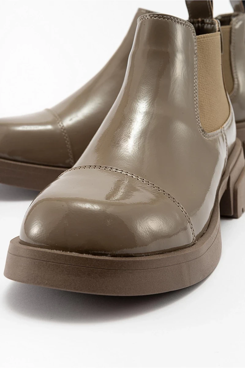 Prologue Shoes Womens Cafune Patent Platform Boot