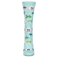 MeMoi Women's Goldfish Rayon From Bamboo Crew Socks