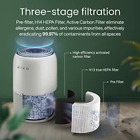 Miko Ibuki + Hepa Smart Air Purifier Up To 770 Sqft