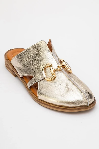 Forever & Always Womens Favor Leather Mules