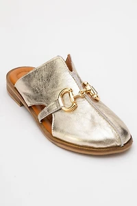 Forever & Always Womens Favor Leather Mules