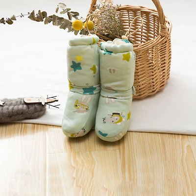 MyKids-USA Arrival Baby Animals Cartoon Pattern Toddler Cotton Shoes