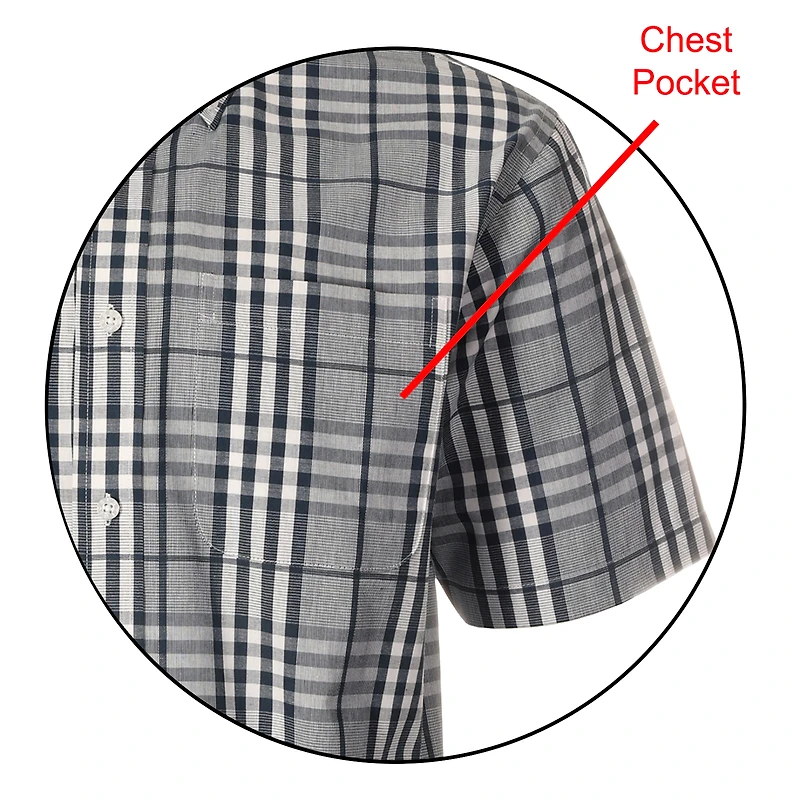 Gioberti Men's Plaid Short Sleeve Shirt