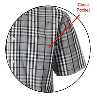 Gioberti Men's Plaid Short Sleeve Shirt