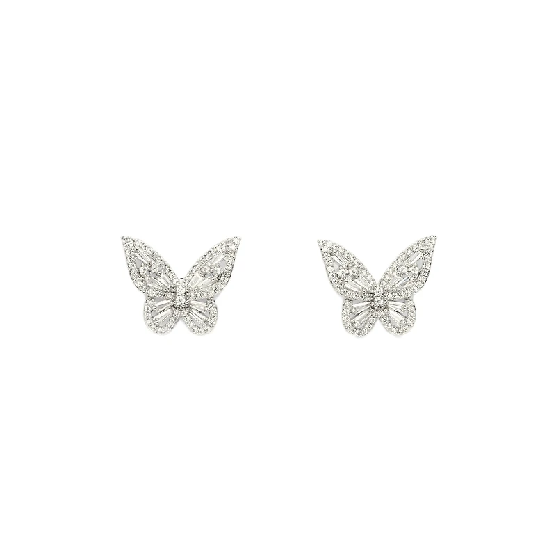 AGP PARIS Whimsy Butterfly Womens Necklace and Earrings Set