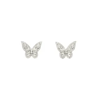AGP PARIS Whimsy Butterfly Womens Necklace and Earrings Set