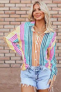 Threaded Pear Women's Winter Drop Shoulder Loose Shirt