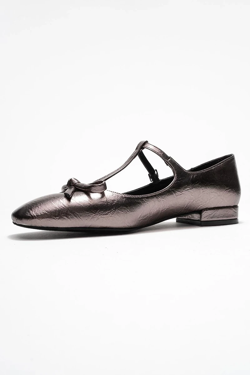Prologue Shoes Womens Lorena T Strap Ballet Flat