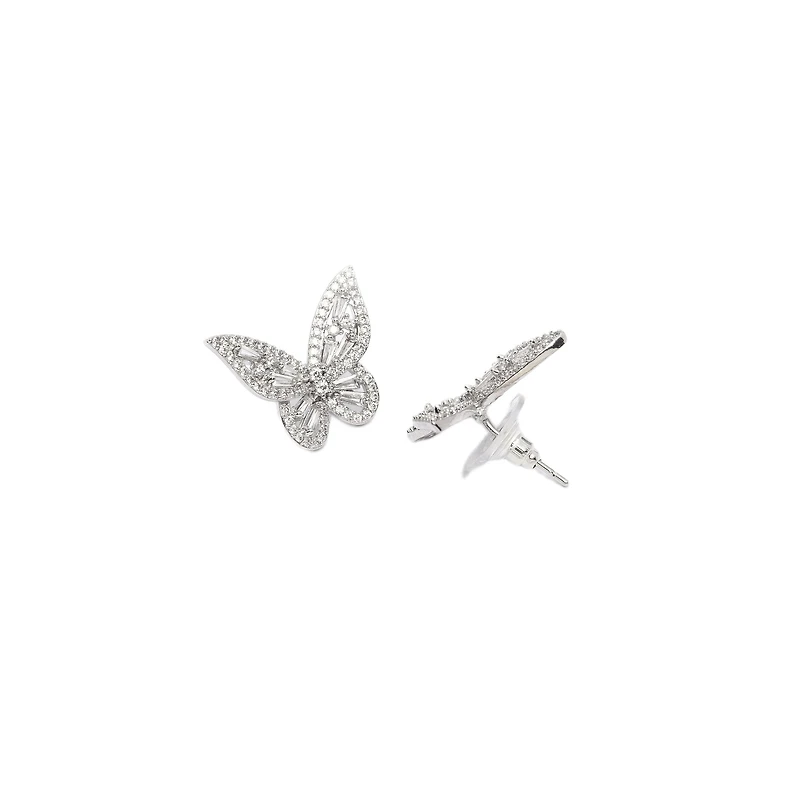 AGP PARIS Whimsy Butterfly Womens Necklace and Earrings Set