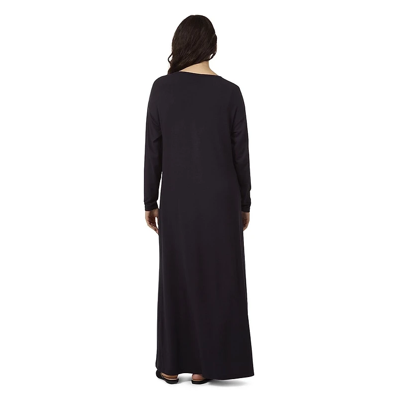 MeMoi Women's Rhinestone-Bow-Trimmed Modal Blend Nightgown