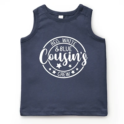 The Juniper Shop - Red White And Blue Cousin's Crew Youth Tank Top