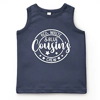 The Juniper Shop - Red White And Blue Cousin's Crew Youth Tank Top