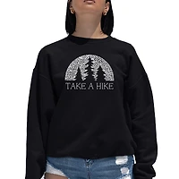 LA Pop Art Nature Lover - Women's Word Crewneck Sweatshirt