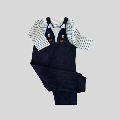 Wear Sierra Boys Infant Toddler Overalls 2‑Piece Set